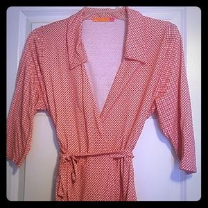 Ava faux wrap dress (spring print)
